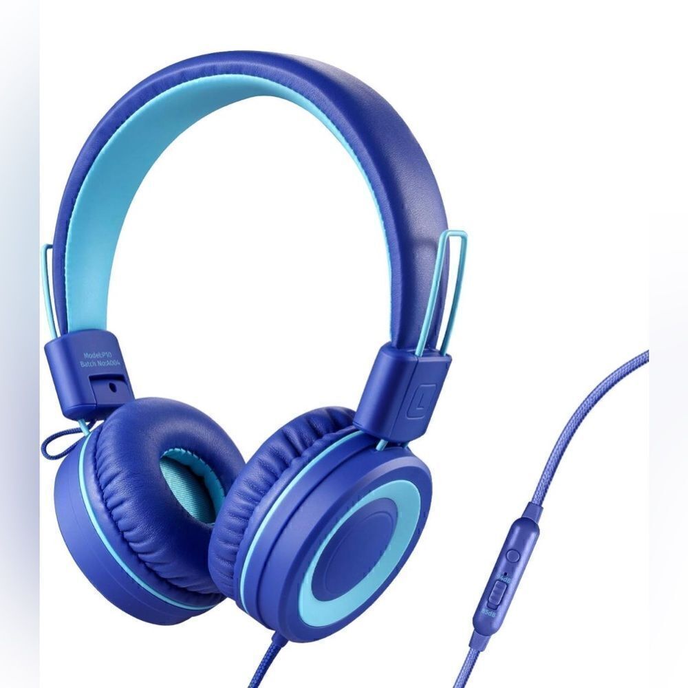 POWMEE P10 Kids Stereo Headphones with Microphone for Children Factory Sealed